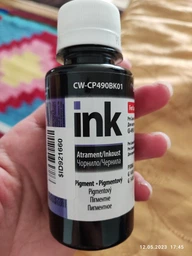 Чернила ColorWay Canon GI-490 PIXMA G1400/G2400/G3400 Pigment 100 мл Black (CW-CP490BK01) фото от покупателей 2