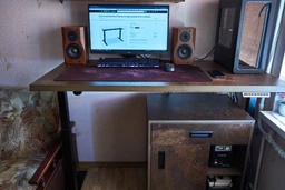 Ніжки з електромеханізмом iDesk Electric Height Adjustable 70-120 см USB Black фото від покупців 3