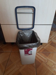 Відро для сміття MBM HOME BIN-02 12L BEIGE пластикове бежеве фото від покупців 10