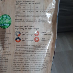 Сухий корм для активних дорослих котів Курочка та креветка For active, 400 г Арт. 3038004 фото від покупців 5
