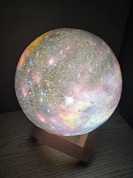 Нічник настільний LED RGB 3D Galaxy 12 см з пультом та акумулятором фото від покупців 9