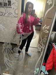 Вышиванка женская Narodnyy Butik коралловый лен желтая вышивка 1046.1 54
