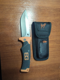 Нож туристический складной Gerber Bear Grylls BG EE-7 22 см в чехле фото от покупателей 1