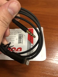 Кабель Перехідник Mini-jack 3.5 mm to Lightning Аукс Кабель Apple iPhone iPad iPod на AUX Black фото від покупців 3