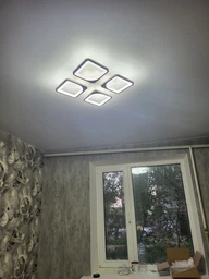 Люстра светодиодная 517 Light 3color с пультом 96Вт Черный (01188) фото от покупателей 7
