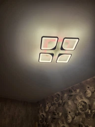 Люстра светодиодная 517 Light 3color с пультом 96Вт Черный (01188) фото от покупателей 6