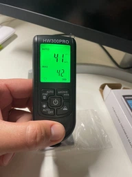 Цифровий професійний товщиномір покриття фарби Coating thickness HW-300PRO чорний фото от покупателей 1