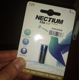 Щелочная батарейка Nectium Alkaline A23 12V 1шт/уп blister Модель: 23A-1B (6973043880462)