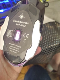 Дротова комп'ютерна ігрова мишка з підсвічуванням Gaming Mouse X6 чорний