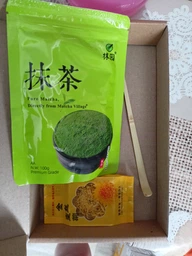 Зелёный чай Матча TM Smoul Matcha Village 100 г (Клас Premium) с ложкой Чаcаку в подарок фото от покупателей 9