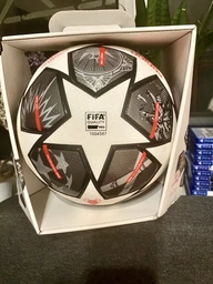 Мяч футбольный Adidas Finale 21 20th Anniversary OMB GK3477 №5 Бело-серый фото от покупателей 2