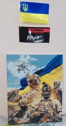 Картина за номерами Зберігаємо спокій та віримо у ЗСУ (с) LW 3227 40*50 см