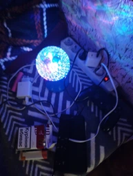 Світлодіодний проектор нічник дискоша LED Magic Ball Light з пультом ДК Bluetooth USB флешка від мережі