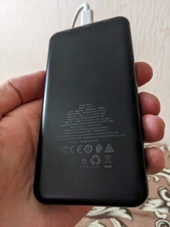 Повербанк на 20000mAh із швидкою зарядкою BOROFONE Incredible power bank (1USB/1Type-C, 20W/3A, PD/QC). Black фото від покупців 2