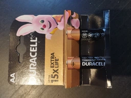Щелочные батарейки Duracell AA (LR6) MN1500 Basic 2 шт (81545393) (5000394058163) фото от покупателей 2