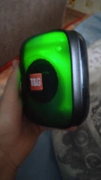 Стильная портативная Bluetooth колонка TG-609 BLUE с цветомузыкой (радио, флешка, блютуз)