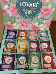 Подарочная коллекция чая Lovare Flowers & Tea 12 видов по 5шт фото от покупателей 13