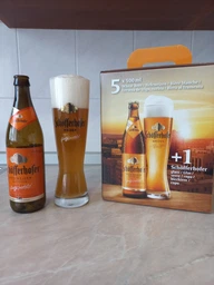 Подарочный набор пива Schofferhofer Hefeweizen светлое нефильтрованное 5% 0.5 л х 5 шт + бокал 0.5 л (4053400942520) фото от покупателей 5