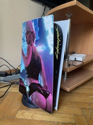 Виниловые наклейки на PS5 Disk Drive version и геймпад DualSense Cyberpunk 2077 Sony PlayStation 5 игровая консоль Skin (PV5056) фото от покупателей 1