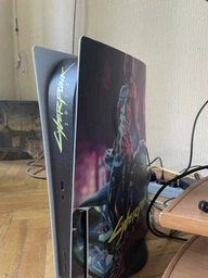 Виниловые наклейки на PS5 Disk Drive version и геймпад DualSense Cyberpunk 2077 Sony PlayStation 5 игровая консоль Skin (PV5056)