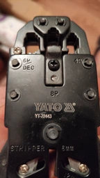 Кліщі Yato для обжиму і зачистки проводів тип RJ45 / RJ10 / RJ11 (YT-22443) фото від покупців 1