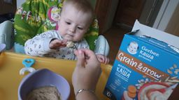Дитяча молочна каша Gerber Вівсяно-пшенична Яблуко-Морква для дітей із 6 місяців 240 г (7613287944528) фото від покупців 9