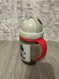 Кухоль Canpol Babies Hello Little з трубочкою 400 мл Бежевий (56/500_bei)