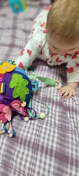 Развивающий мяч игрушка мягкий Happy Vita Craft разноцветный фото от покупателей 2