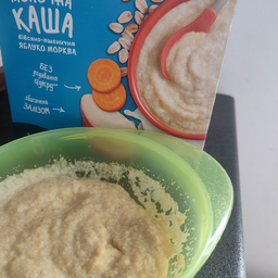 Дитяча молочна каша Gerber Вівсяно-пшенична Яблуко-Морква для дітей із 6 місяців 240 г (7613287944528) фото від покупців 4