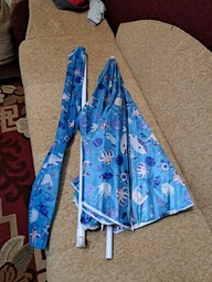 Пляжна парасолька з нахилом 200 см Umbrella Anti-UV ромашка Синій нейлон (SH779457) фото від покупців 15