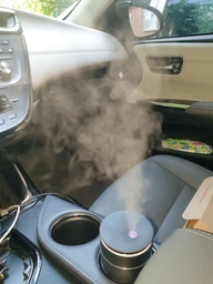 Увлажнитель и ароматизатор воздуха Baseus Time Aromatherapy machine humidifier LED серый