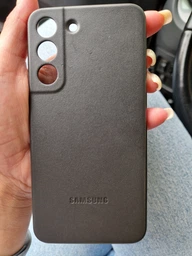 Чехол кожаный противоударный Leather Cover для Samsung Galaxy S22 (S901) Gray фото от покупателей 1