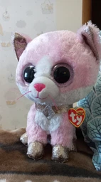 Мягкая игрушка TY Beanie Boo's Розовый котенок Fiona 15 см (8421363667) фото от покупателей 1