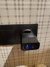 Сетевое зарядное устройство PD 65W быстрая зарядка Quick Charge 3.0 USB Type-C PD блок быстрой зарядки для IPhone IPad Apple Samsung Xiaomi Xiaomi юсб адаптер питания для айфона телефона черный (10077)