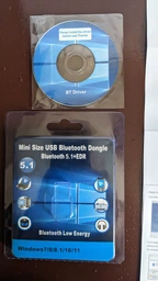 Bluetooth адаптер 5.1 + EDR блютуз адаптер для комп'ютера ноутбука миші клавіатури принтерів динаміків навушників Windows 11/10/8.1/8/7/XP Pavlush YT-77 фото від покупців 4