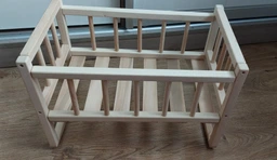 Деревянная детская кроватка для кукол 44х31х26 см (KD-252)