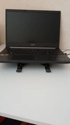 Подставка для ноутбука на стол Laptop Stand складная подставка под ноутбук алюминиевая с регулировкой высоты держатель для планшета Серебристый фото от покупателей 6