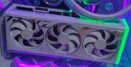 Видеокарта ASUS GeForce RTX4090 24GB ROG STRIX WHITE OC (ROG-STRIX-RTX4090-O24G-WHITE)