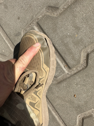 Чоловічі кросівки кеди M-Tac Summer coyote демісезонні з сітчастими вставками і прогумованим носком повсякденні похідні з протектором р.46 Койот