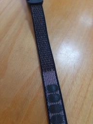 Ремешок нейлоновый MRK для фитнес браслета Xiaomi Mi Band 7/6/5/4/3 Черный+dark blue (mrk6388) фото от покупателей 11
