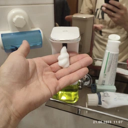 Автоматичний сенсорний дозатор для рідкого мила Hanwei Soap Dispenser Білий (HW103DW) фото від покупців 1