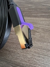 Патч корд Vention мережевий кабель Cable Cat7 Network Gamer 600 МГц 10 г Xbox Ps4 600 МГц 1 м Black (ICABF) фото від покупців 14