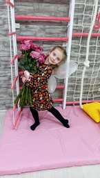 Детский домашний спортивный комплекс Комби TrioEnotov бело-розовый базовый комплект фото от покупателей 1