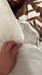Подушка для беременных и отдыха Sleepingg U-Shape формы Антиаллергенное волокно с наволочкой и молнией Беж (4820227283460) фото от покупателей 12