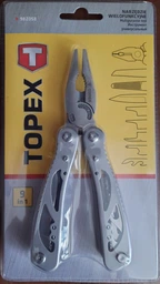 Мультитул TOPEX, 9 елементів, сріблястий