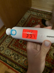 Безконтактний інфрачервоний термометр Gamma Thermo Scan (6943532402222) фото від покупців 1