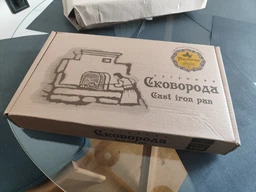 Сковорода чавунна 260 х 60 мм з скляною кришкою фото від покупців 14