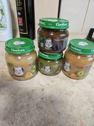 Упаковка фруктового пюре Gerber Яблуко та груша з 6 місяців 130 г х 6 шт (7613287166920) фото від покупців 15