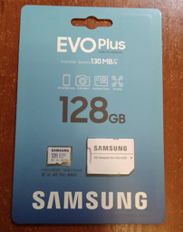 Карта памяти Samsung Evo Plus microSDXC 128GB UHS-I U3 V30 A2 + SD адаптер (MB-MC128KA/EU) фото от покупателей 6