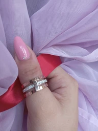 Кольцо Xuping Jewelry GL тройное р 17 золотистое